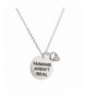 Lux Accessories Humans Pendant Necklace