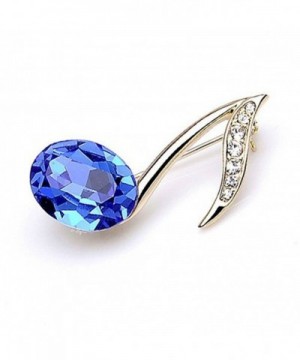 YAZILIND Quaver Music Lapel Brooch