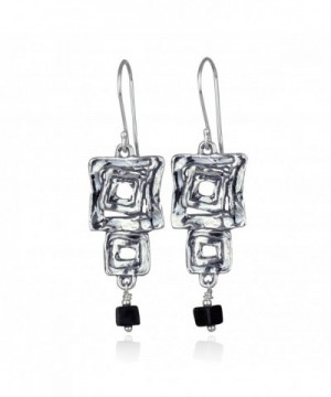Contemporary Earrings Squares Sterling Earring
