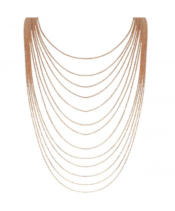 Humble Chic Multi Strand Statement Necklace