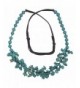 Imitation Turquoise Cluster Beaded Necklace