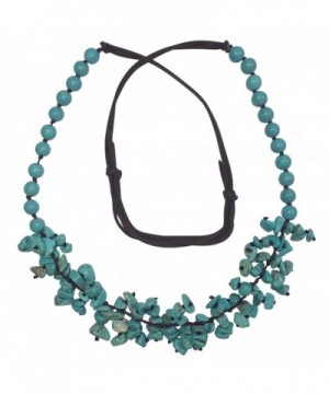 Imitation Turquoise Cluster Beaded Necklace