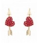 Lux Accessories Valentines Novelty Earrings