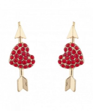 Lux Accessories Valentines Novelty Earrings