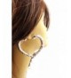 Heart Earrings Bamboo Silver silver