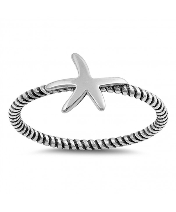 Starfish Ocean Animal Sterling Silver