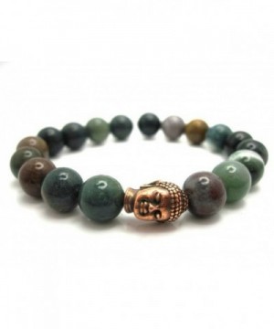 Indian Agate Buddha Energy Bracelet