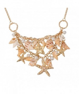 Fashewelry Necklaces Starfish Statement Necklace