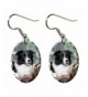 Canine Designs Border Scalloped Earrings