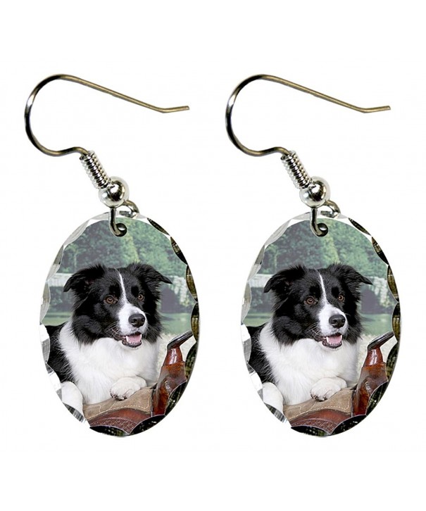 Canine Designs Border Scalloped Earrings