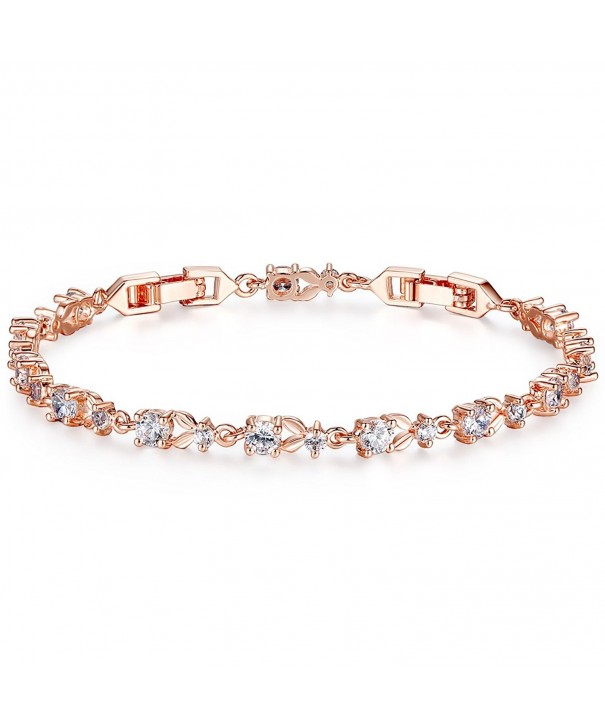 Bamoer Bracelets Sparkling Zirconia Crystal