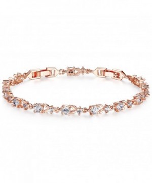 Bamoer Bracelets Sparkling Zirconia Crystal