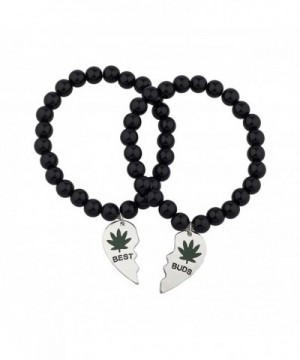 Lux Accessories Marijuana Matching Bracelet