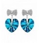 SIVERY Sterling Earrings Swarovski Crystals