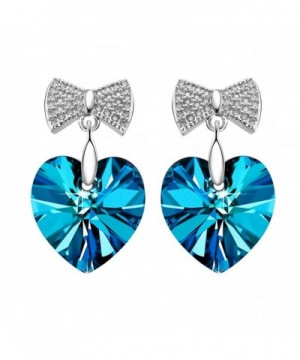 SIVERY Sterling Earrings Swarovski Crystals