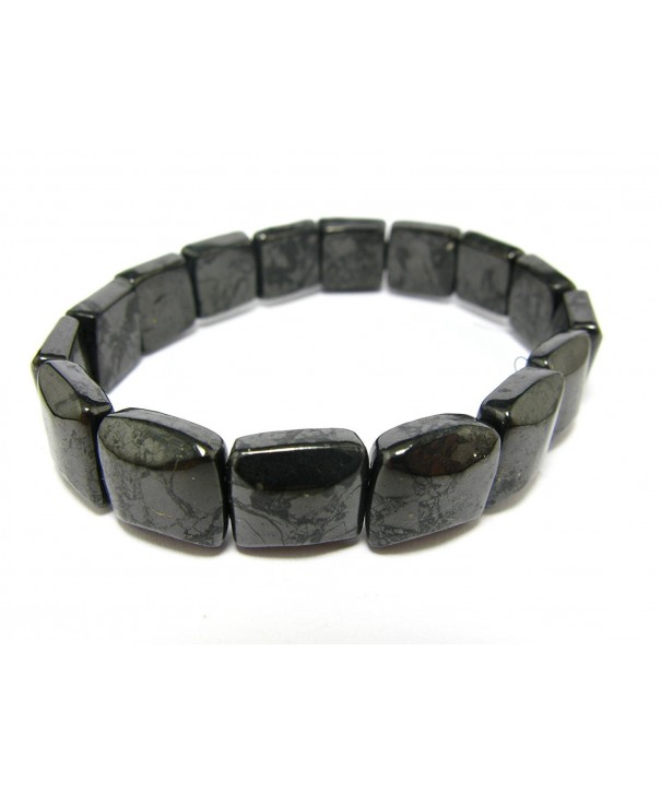 Shungite Bracelet Russia Squared Beads