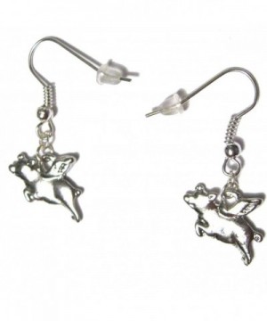Flying Silver Plated French Earrings
