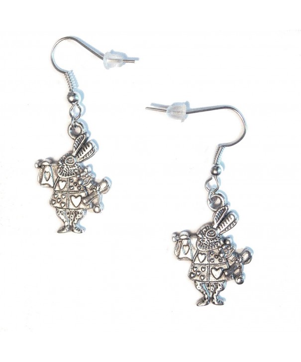 Rabbit Wonderland Silver Plated Earrings