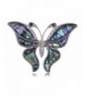 Alilang Silvery Abalone Crystal Butterfly