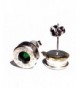 caliber Earrings Stainless Emerald crystal