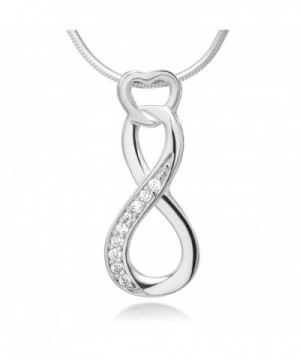 Sterling Zirconia Infinity Endless Necklace