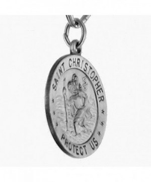 Sterling Engraved Catholic Christopher Protect