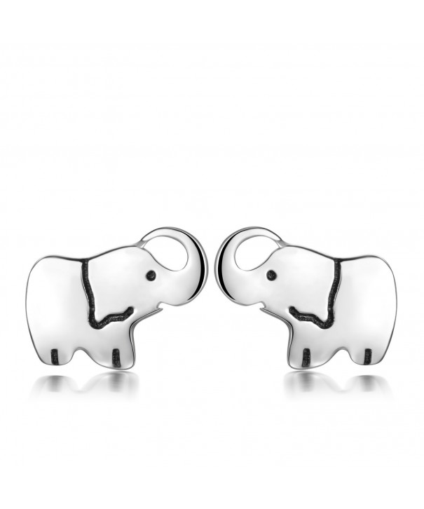 YAXING Sterling Elephant Earrings Earring