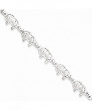 Sterling Silver Elephant Bracelet Length