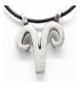 21 April Astrology Pendant Leather Necklace