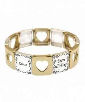 Corinthians 13 Scripture Engraved Bracelet