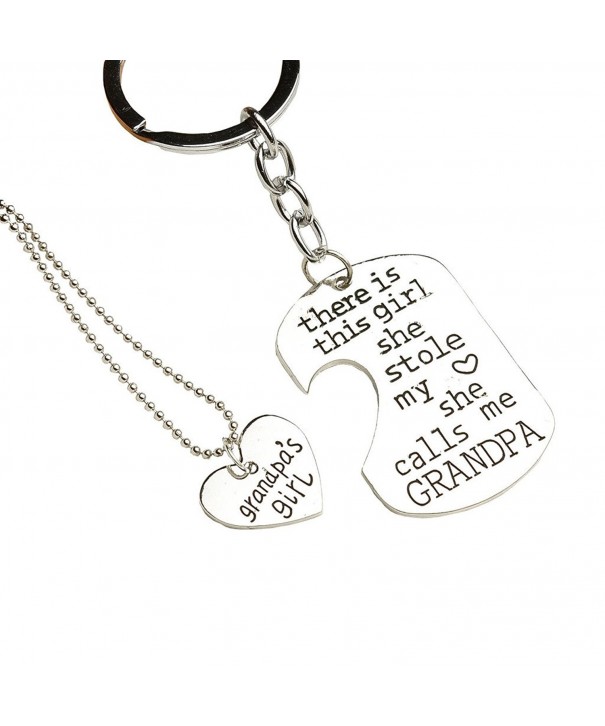 Bling Family Pendant Necklace Keychain