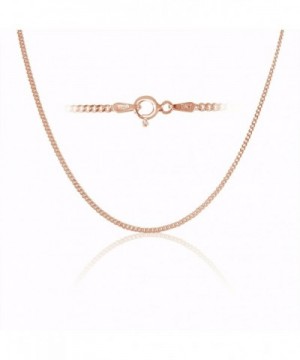 Plated Sterling Silver Cuban Necklace