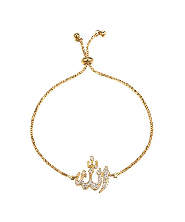 Bracelet Zirconia Adjustable Jewelry Islamic