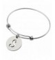 Ensianth Initial Bracelet Stainless Adjustable