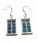 Police Earrings Sterling Silver Earwires