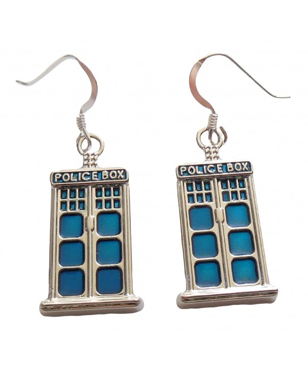 Police Earrings Sterling Silver Earwires