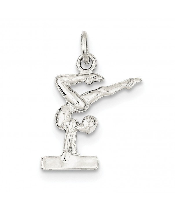 Sterling Silver Posing Dancing Gymnast