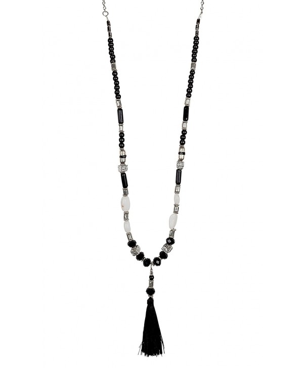 Beaded Tassel Necklace SPUNKYsoul Collection