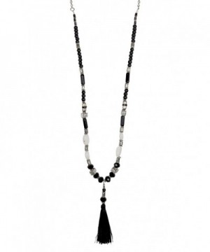 Beaded Tassel Necklace SPUNKYsoul Collection