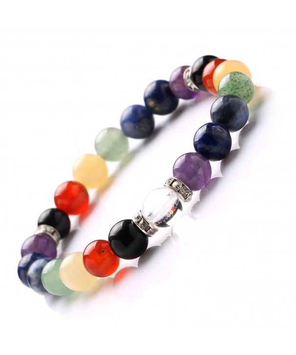 Gemstones Balancing Stretch Bracelet Handmade