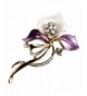 Inspired Flower Corsage Austrian Crystal