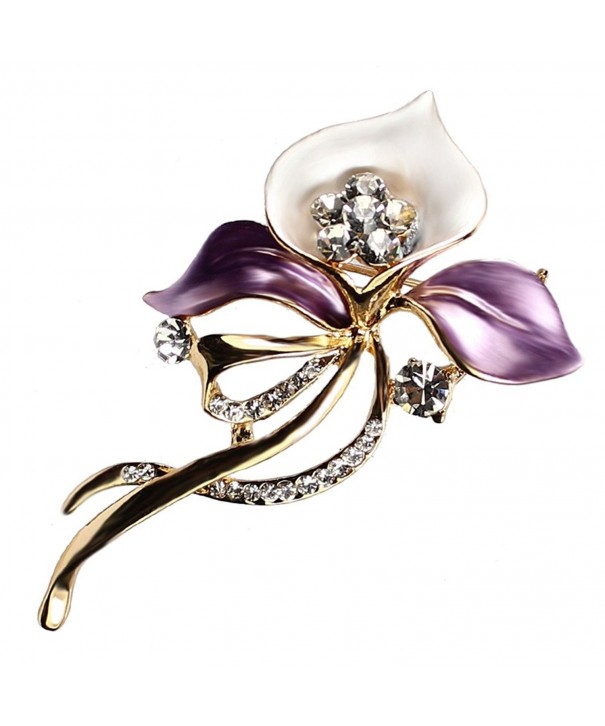 Inspired Flower Corsage Austrian Crystal