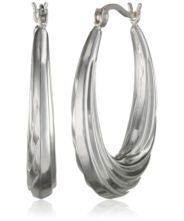 Sterling Silver Silver Plated Lightweight Earrings