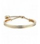 Stainless Crystal Bangle Bracelet Extend