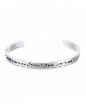 Bracelet Engraved Inspirational Christmas Valentines