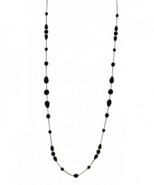 Necklace Women Handcrafted Black Crystal