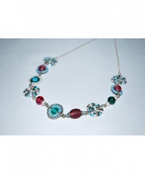 Womens Elegant Turquoise Necklace Handmade