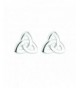 Trinity Earrings Silver Plated Irish
