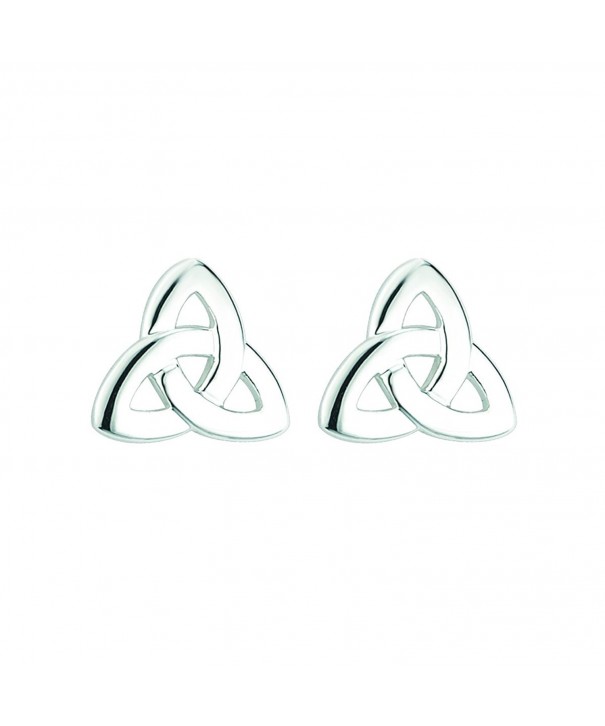 Trinity Earrings Silver Plated Irish