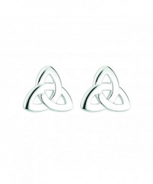 Trinity Earrings Silver Plated Irish